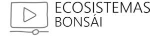 La imagen muestra el logotipo de los tutoriales de Ecosistemas Bonsái