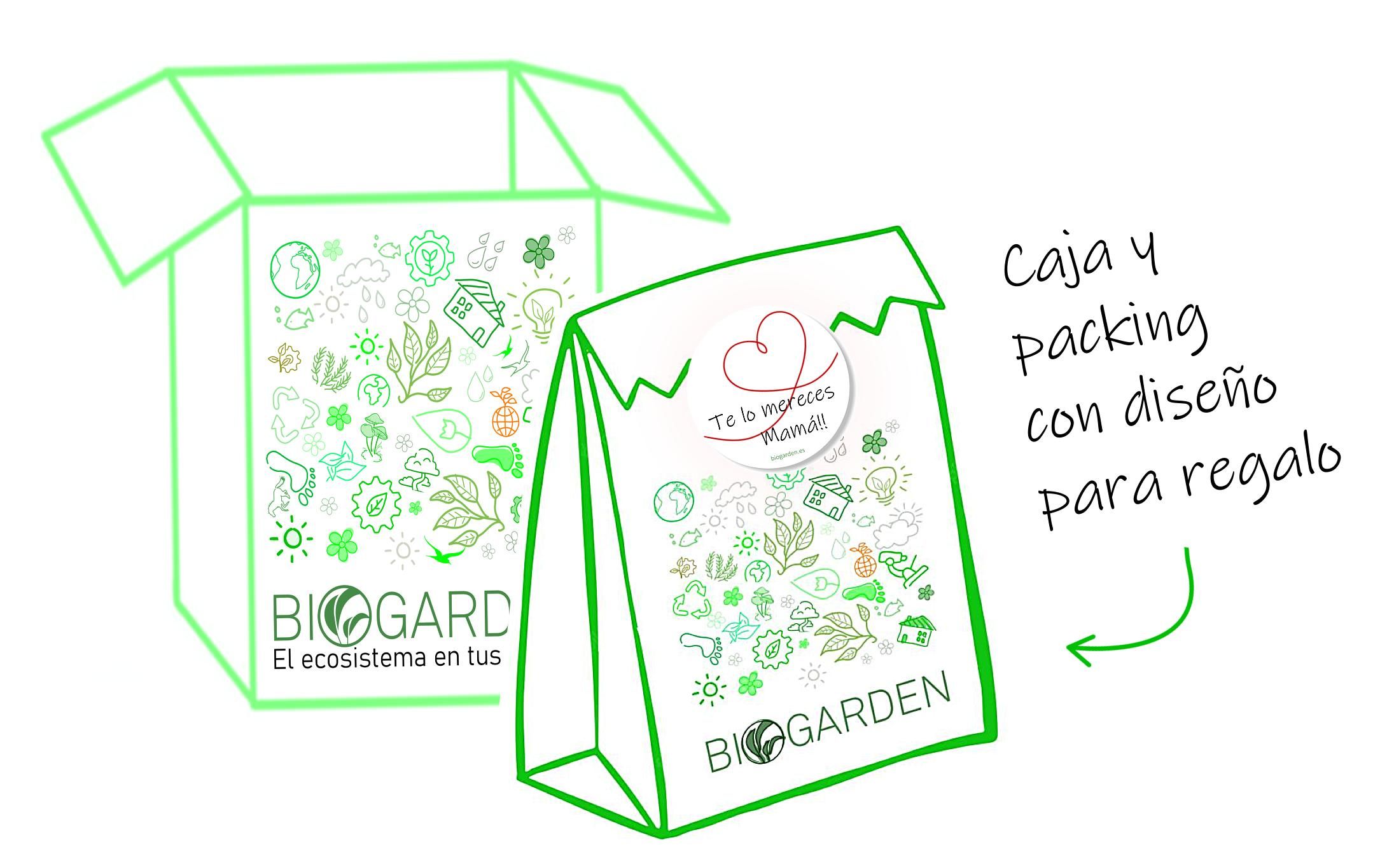 Caja y packing con diseño para regalo