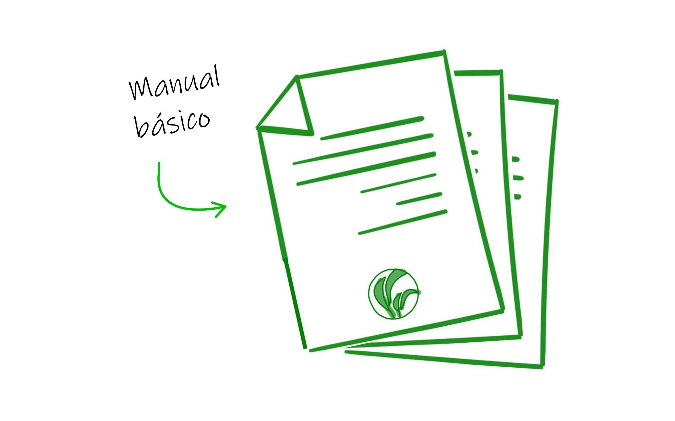 Biogarden icono de manual básico